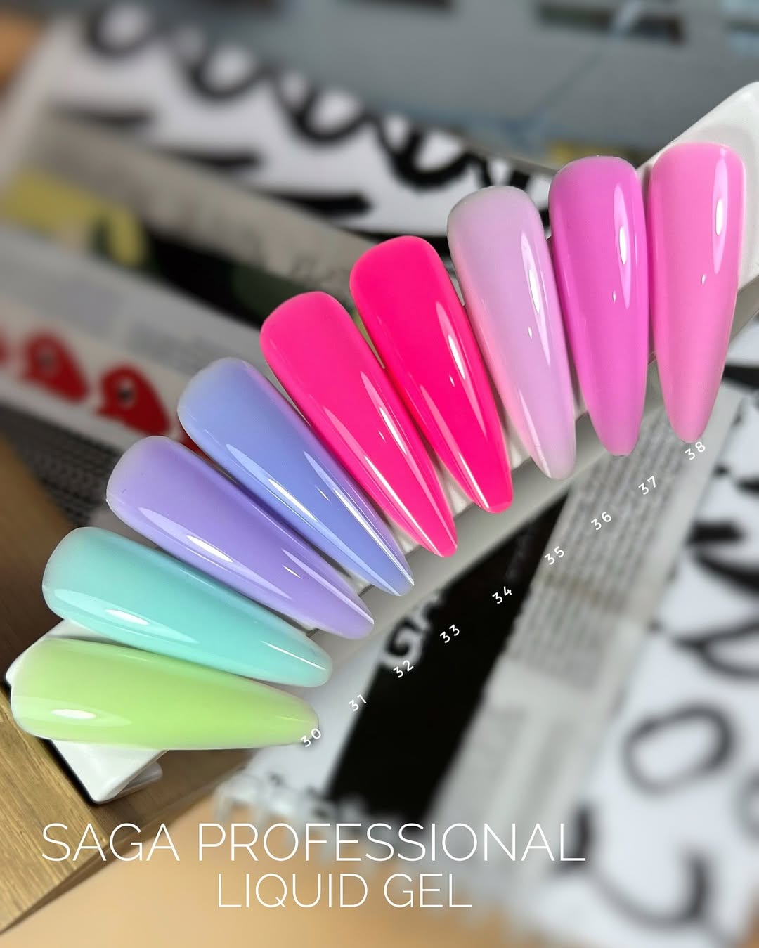 SAGA LIQUID GEL No33 (15ml) - All Pro Beauty