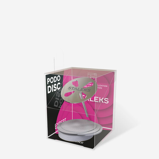STALEKS EXPERT PODODISC L Pedicure disc with disposable files, 180 grit, 25 mm PDset-25 (5 pcs)
