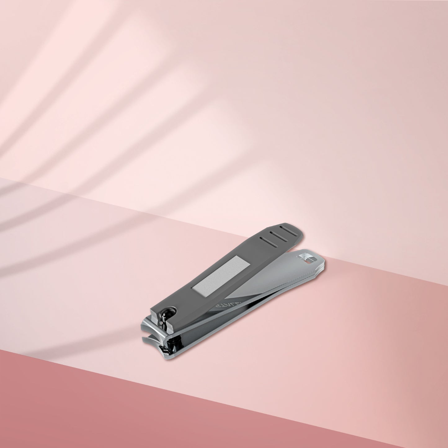 STALEKS  Nail clipper small with matte handle and nail file BEAUTY & CARE 50 (KBC-50)