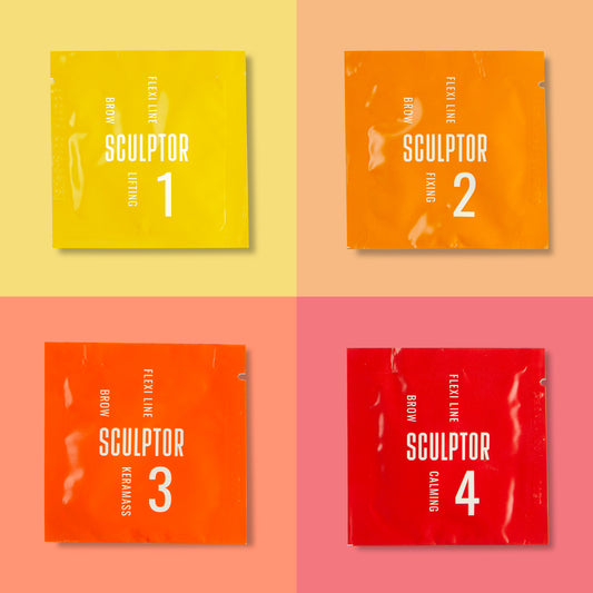 SCULPTOR FLEXI LINE BROW Component Set, 1.5 ml*(4 Steps)