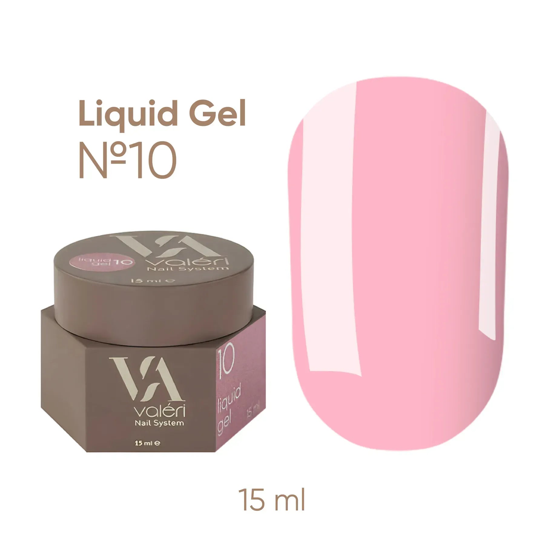 Liquid Gel Valeri №10 15ml - All Pro Beauty