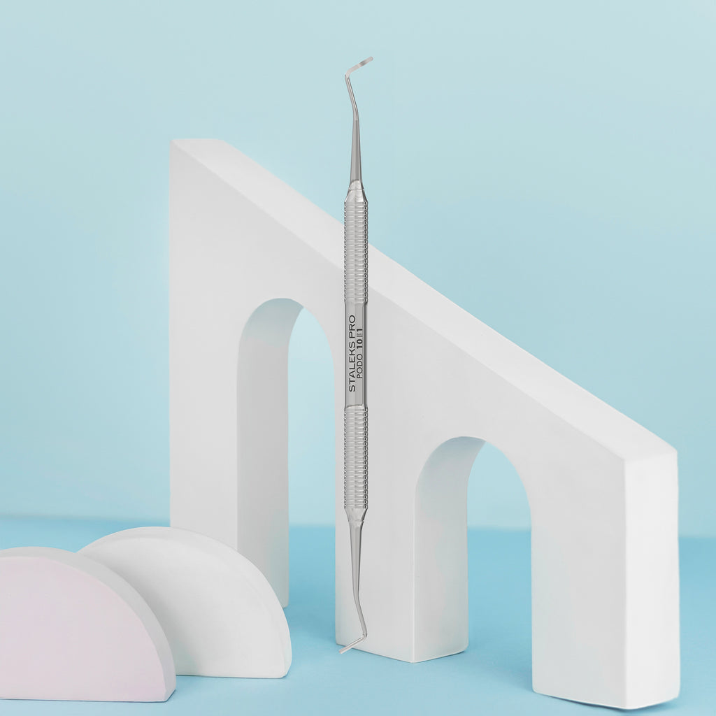 STALEKS Podology curette PODO 10 TYPE 1 (double-ended curette) - All Pro Beauty