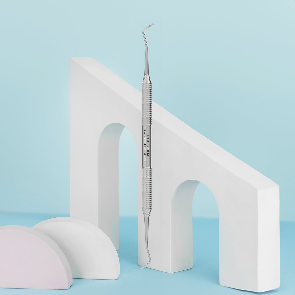 STALEKS Podology curette PODO 10 TYPE 1 (double-ended curette) - All Pro Beauty