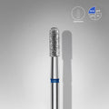 STALEKS  Diamond nail drill bit rounded cylinder blue EXPERT head diameter 2,3 mm / working part 6,5 mm - All Pro Beauty