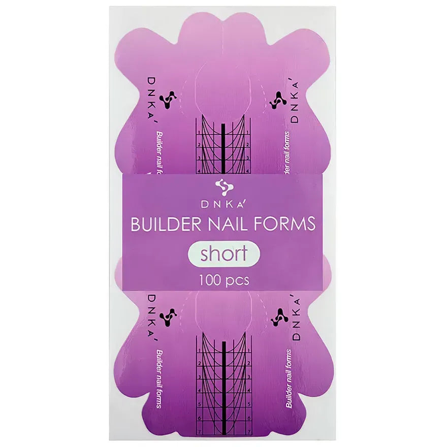 DNKa' Paper Builder nail forms short,100 pcs - All Pro Beauty