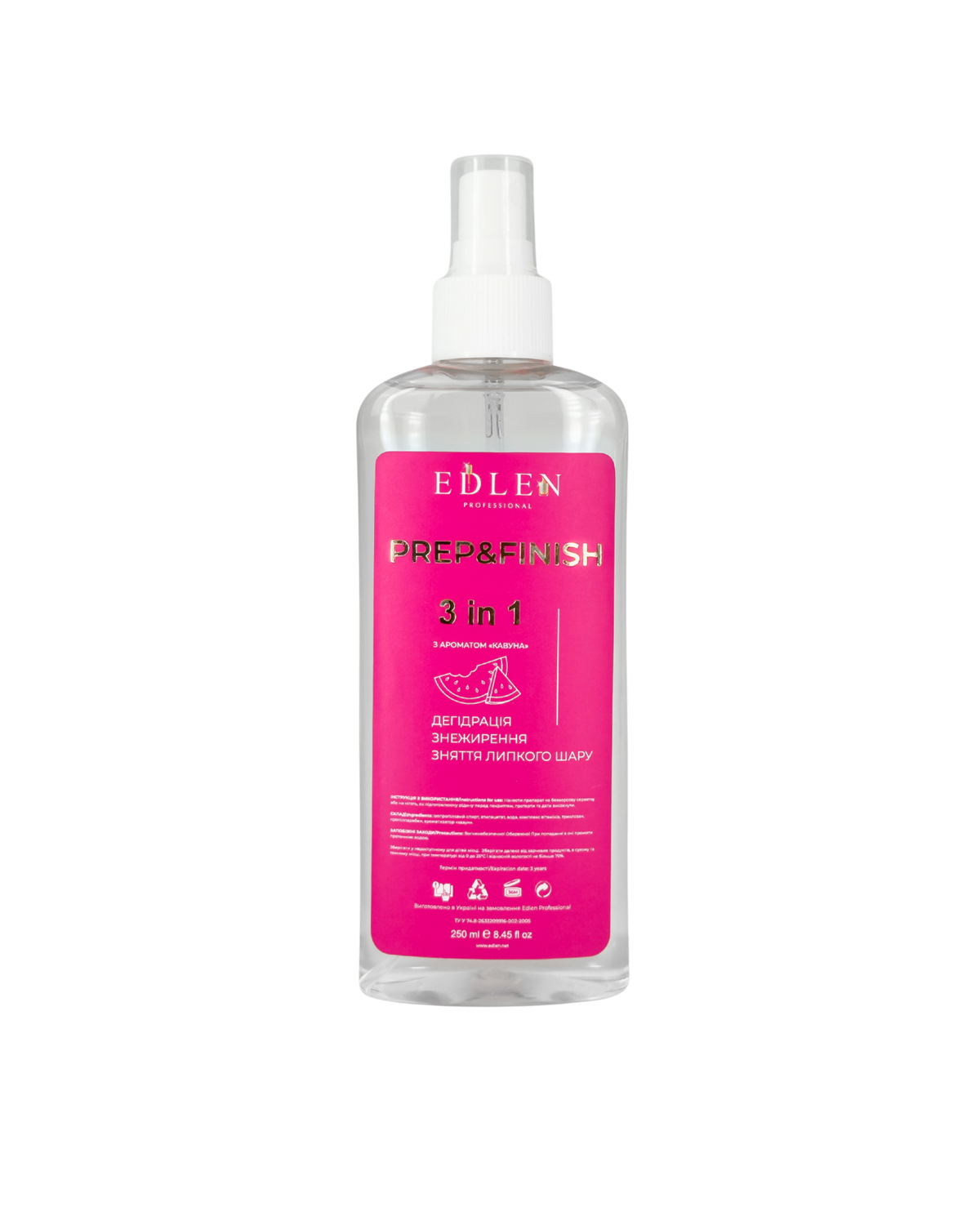 Degreaser Prep&Finish watermalon Edlen 250ml - All Pro Beauty
