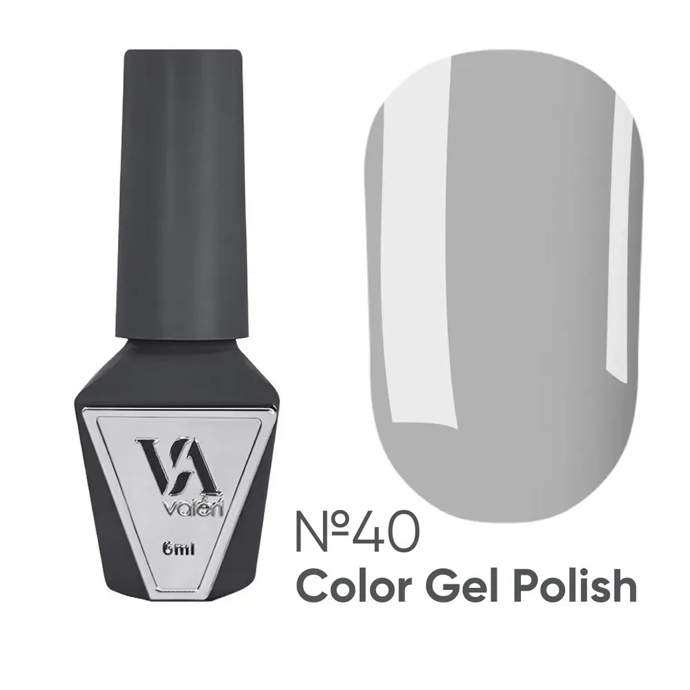 Valeri Nail gel polish No 40 (smoky, enamel), 6 ml - All Pro Beauty