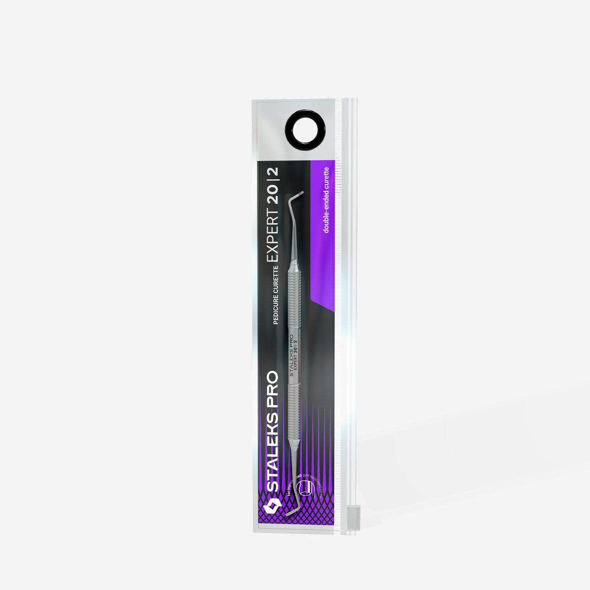 STALEKS Pedicure curette EXPERT 20 TYPE 2 double-ended curette PE-20/2 - All Pro Beauty