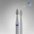 STALEKS Diamond nail drill bit drop blue EXPERT head diameter 2,3 mm / working part 5 mm - All Pro Beauty