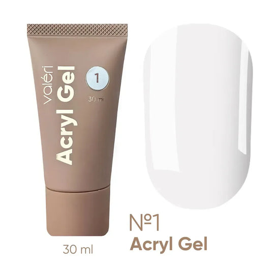 Valeri Acryl Gel, 30 ml №01 - All Pro Beauty