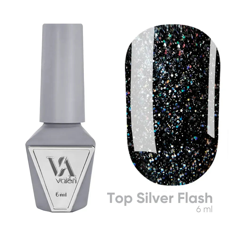 Valeri Top Silver Flash 6ml - All Pro Beauty