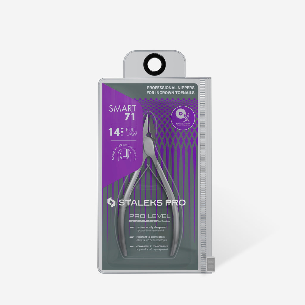 STALEKS Professional nippers for ingrown toenails SMART 71 14 mm - All Pro Beauty