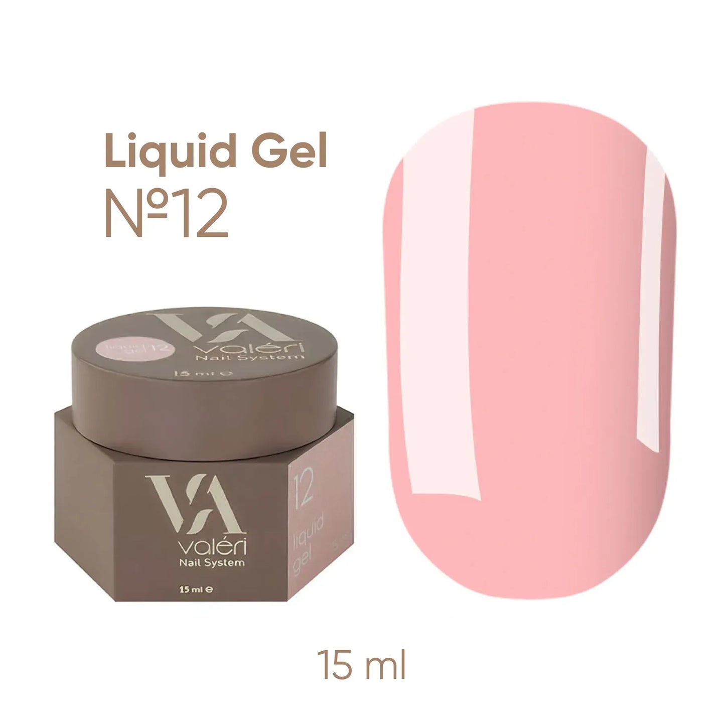 Valeri Liquid Gel 12, 15ml - All Pro Beauty
