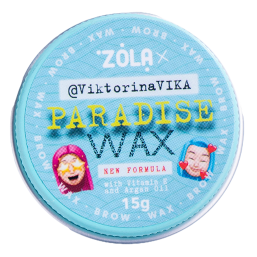 ZOLA Viktorina Vika Eyebrow Wax 15 gr Paradise Wax with Vitamin E and Argan Oil