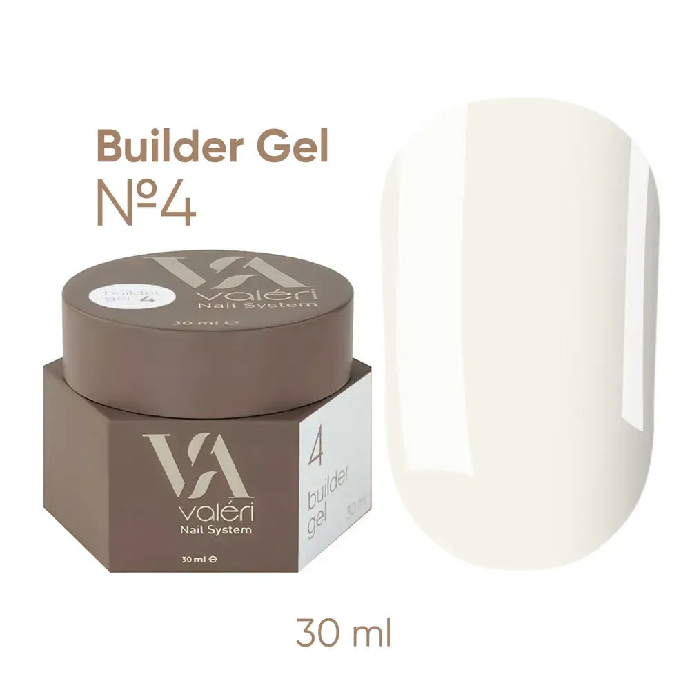 Valeri Builder Gel, 30 ml № 04 MILK - All Pro Beauty