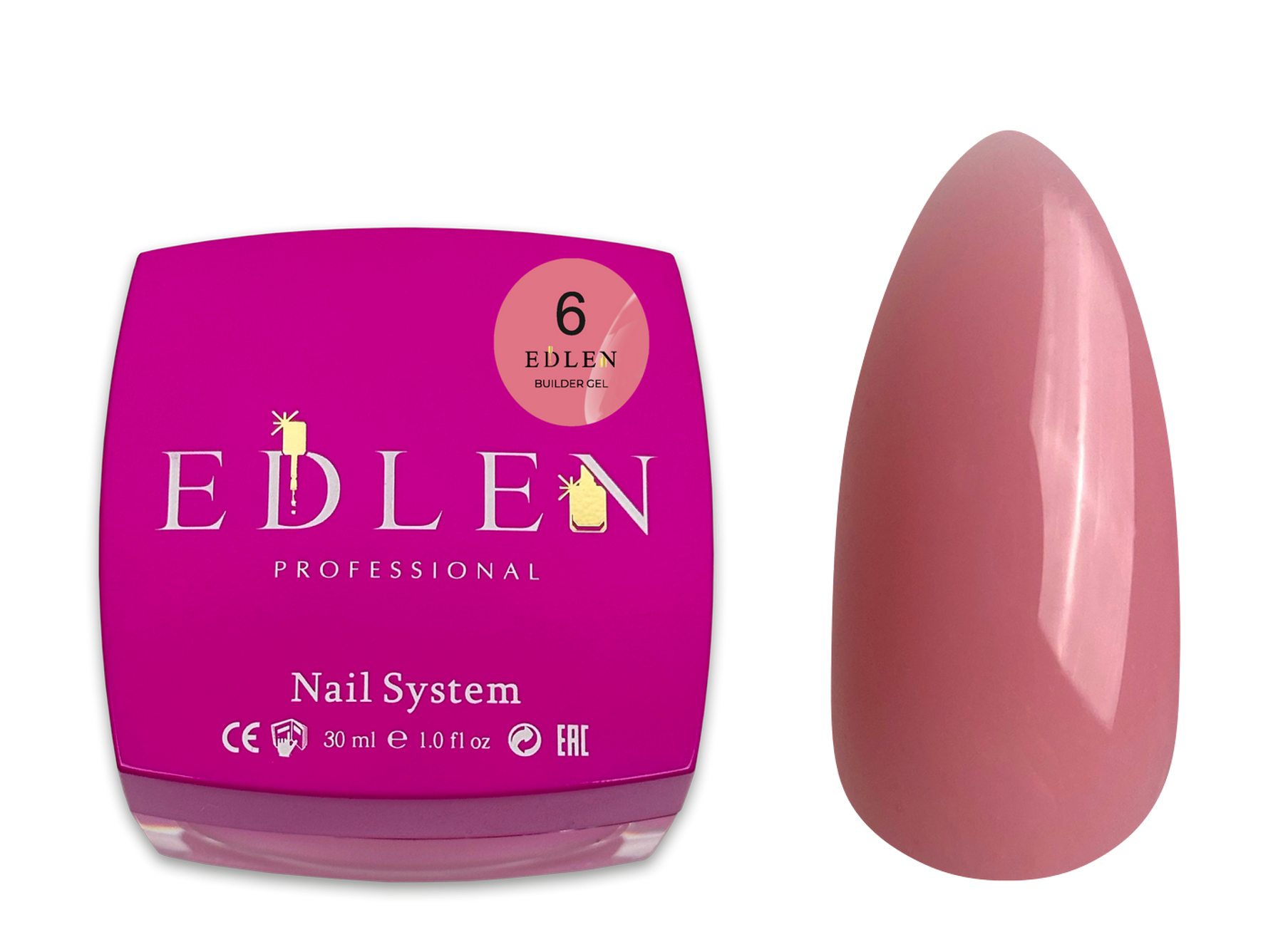 Builder gel Edlen №06 30ml - All Pro Beauty