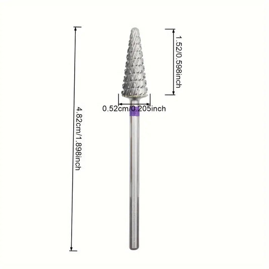 Carbide Nail Drill Bit, Removal Purple