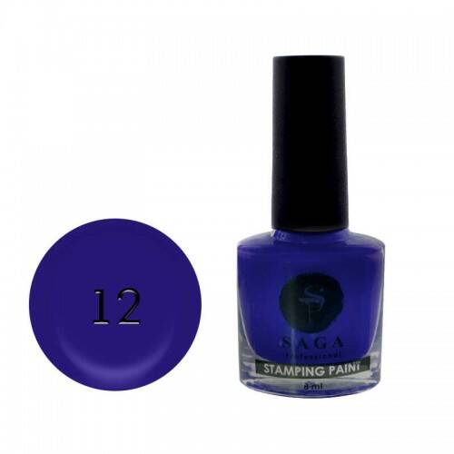Saga Stemping Paint No12 (8ml) - All Pro Beauty