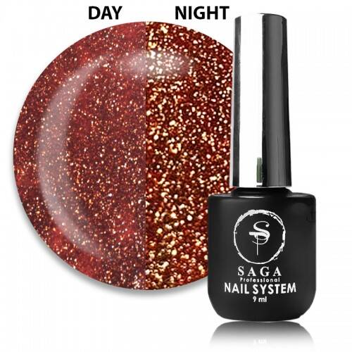 Saga Professional Fiery Gel-polish No22 terracotta (9ml) - All Pro Beauty