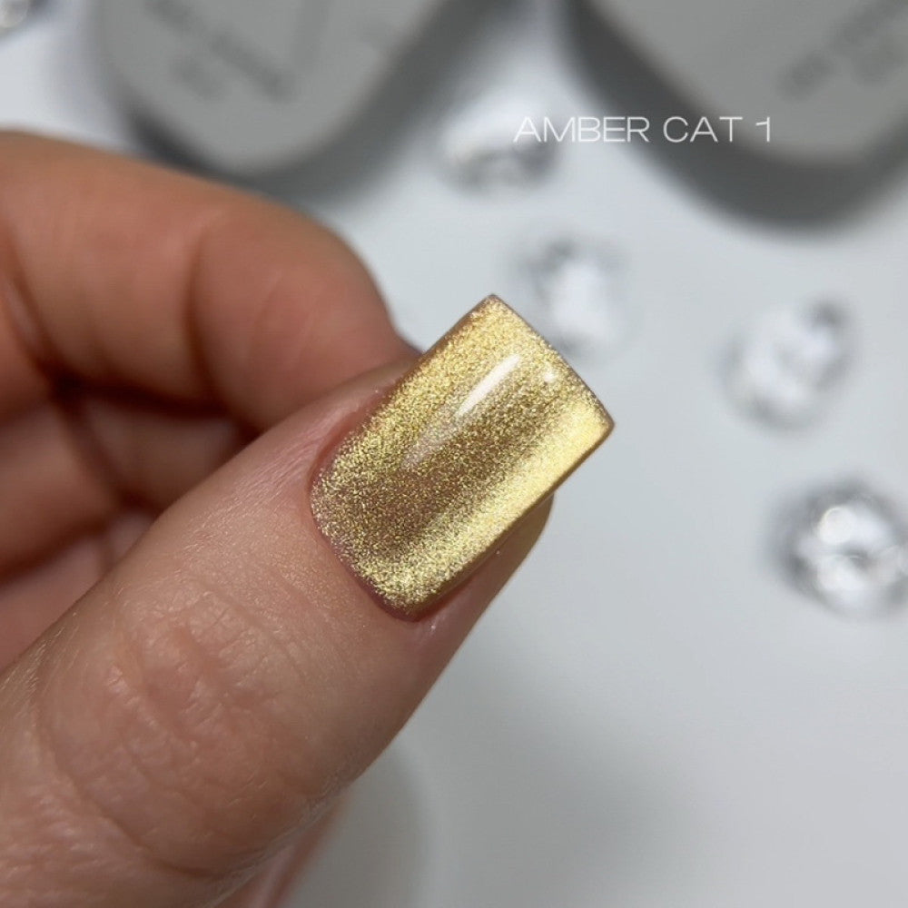 SAGA professional Gel polish Amber cat 01, 10 ml - All Pro Beauty