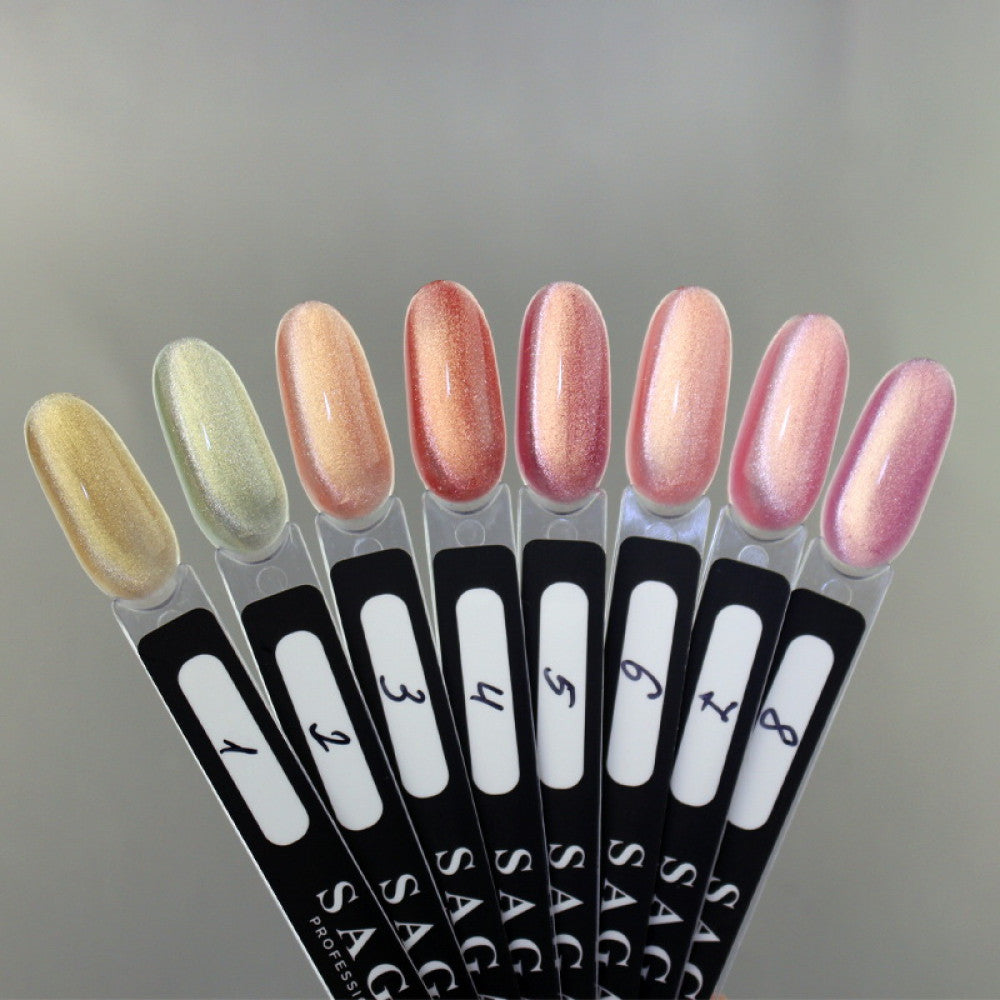 SAGA professional Gel polish Amber cat 01, 10 ml - All Pro Beauty