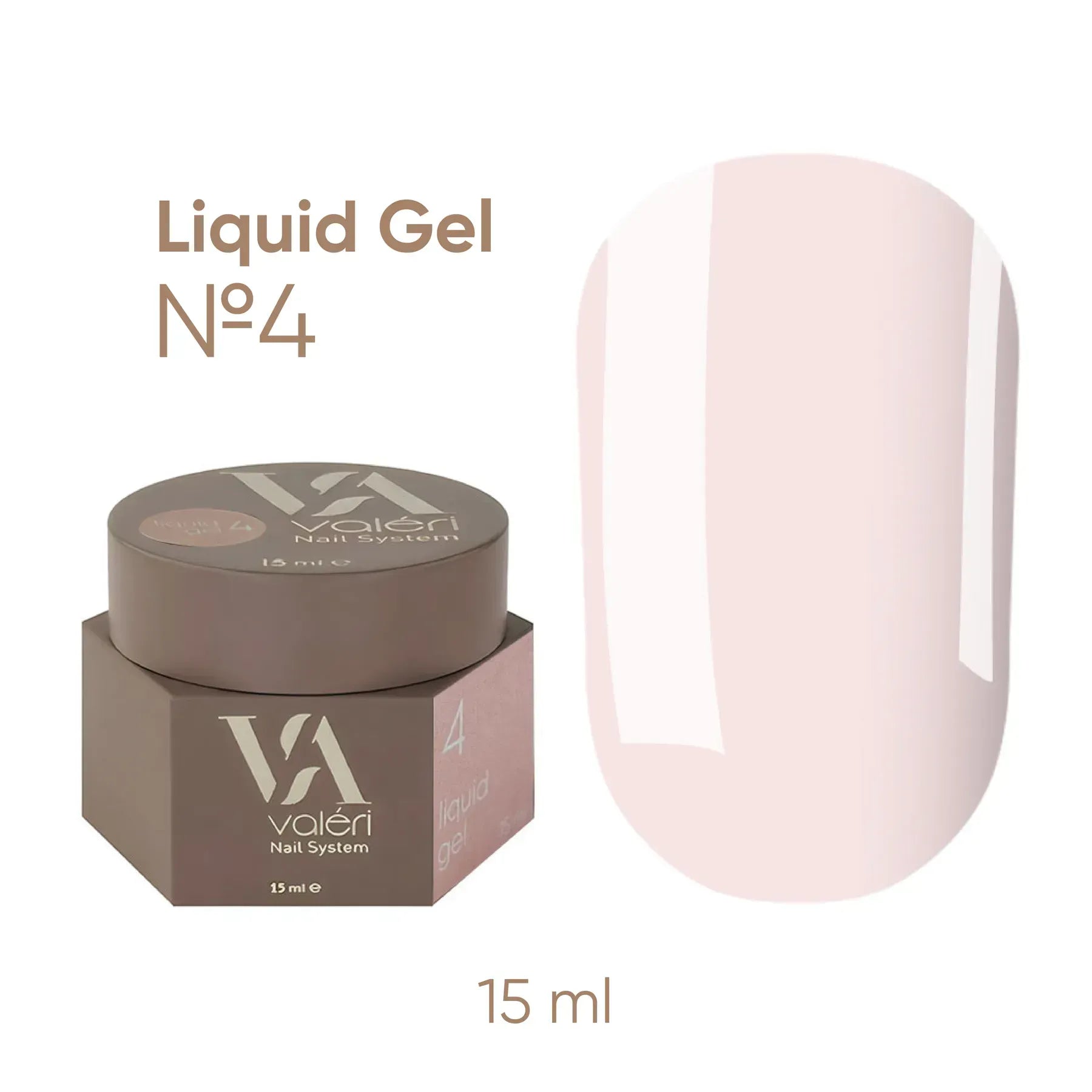 Liquid Gel Valeri №4 15ml - All Pro Beauty
