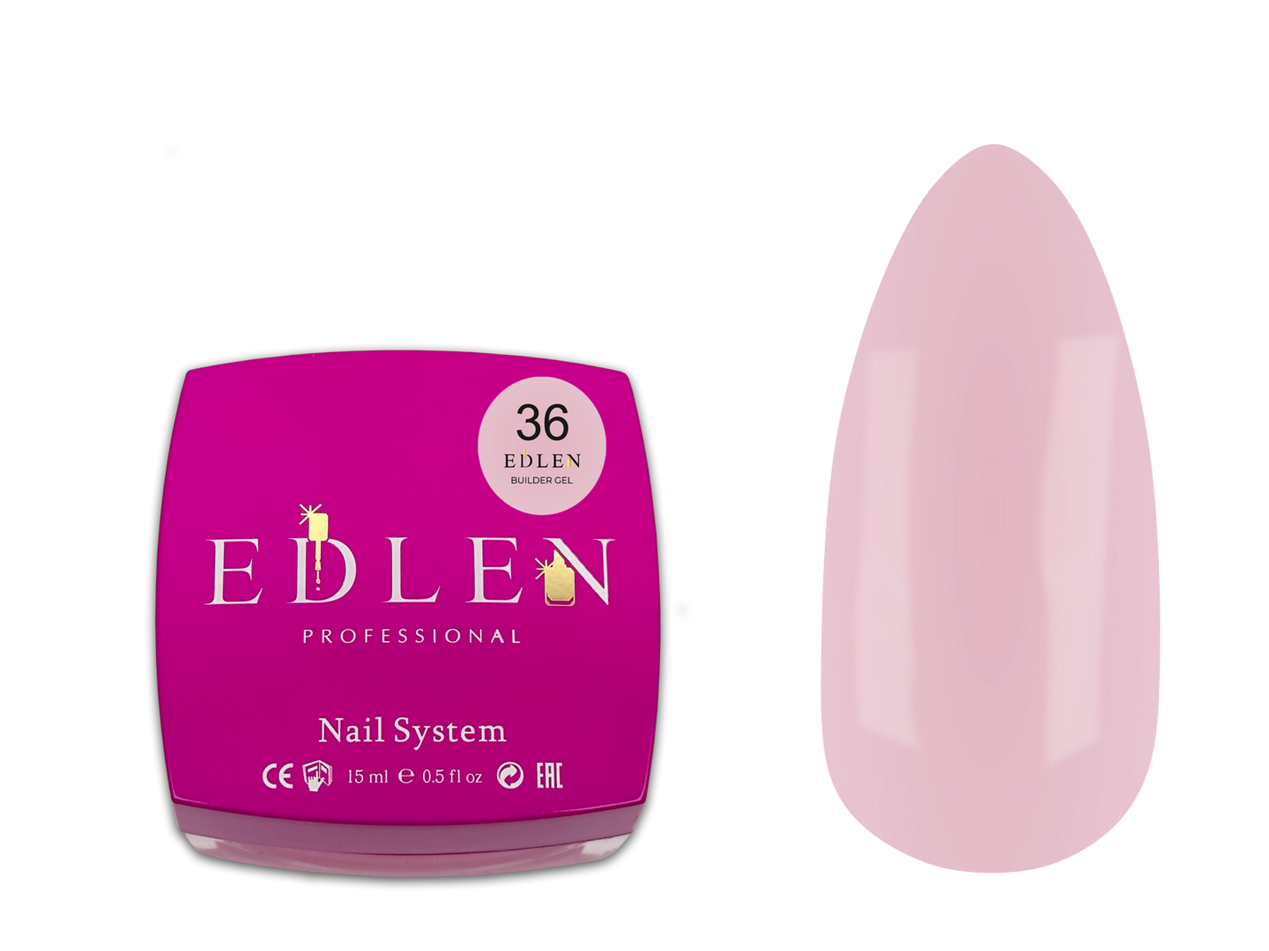 Builder gel Office Edlen №36 30ml - All Pro Beauty