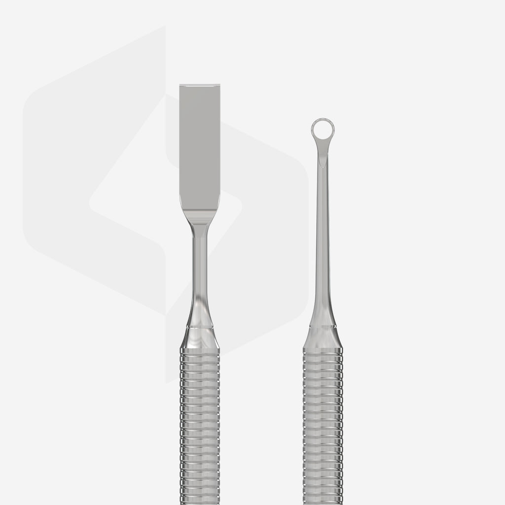 STALEKS Manicure pusher EXPERT 51 TYPE 1 (straight flat and loop pusher) - All Pro Beauty
