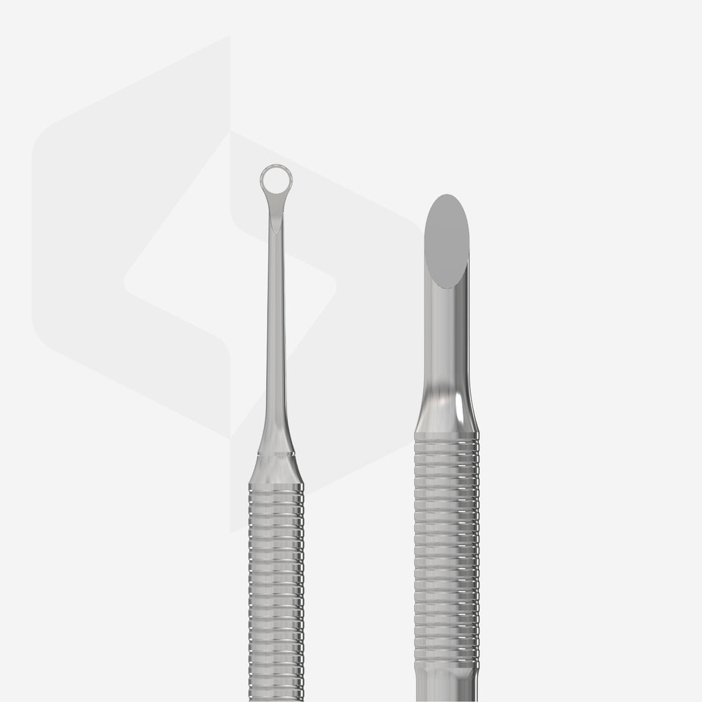 STALEKS Manicure pusher EXPERT 51 TYPE 2 PE-51/2 (beveled and loop pusher) - All Pro Beauty