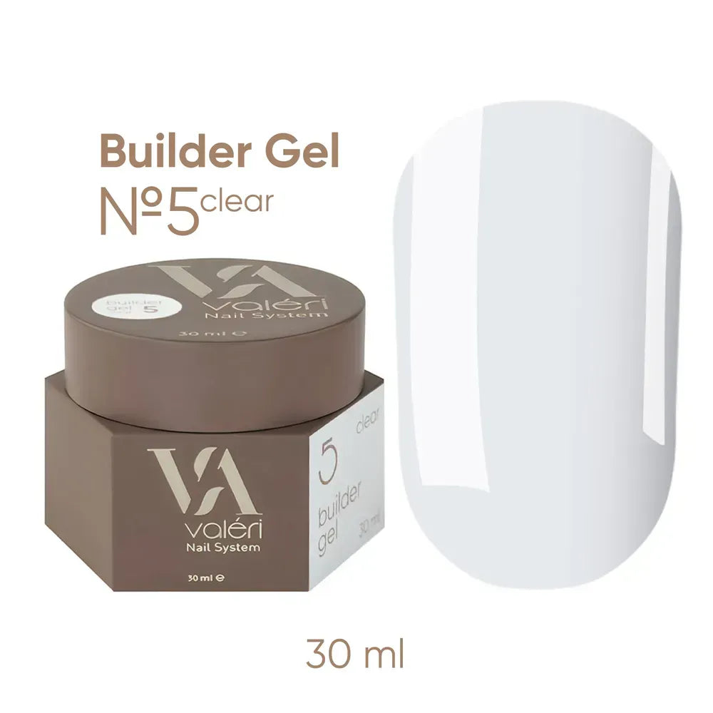 Valeri Builder Gel, 30 ml № 05 Clear - All Pro Beauty