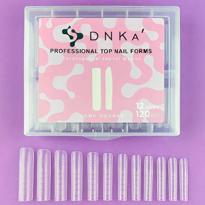 DNKA NAIL FORM ( Long Square)120 pieces