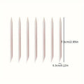 100-Pack Disposable Orange Wooden Sticks - All Pro Beauty