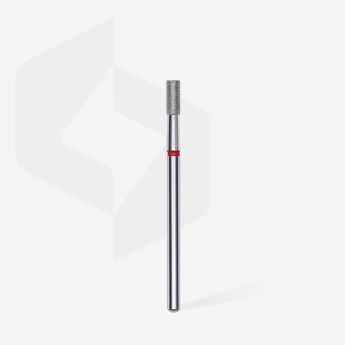 STALEKS Diamond nail drill bit cylinder red EXPERT head diameter 2,5 mm / working part 6 mm - All Pro Beauty