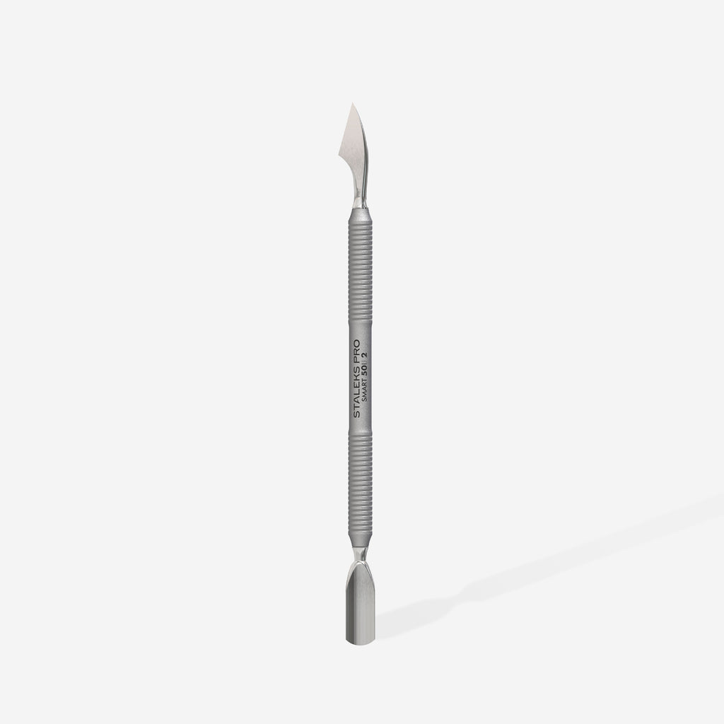STALEKS Manicure pusher SMART 50 TYPE 2 rounded narrow pusher and cleaner (PS-50/2) - All Pro Beauty