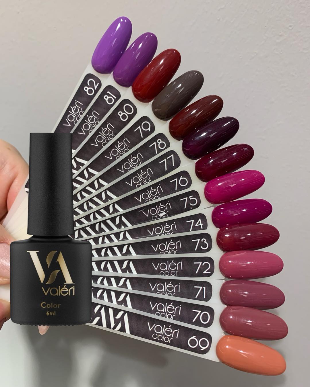 Valeri Nail gel polish No82 (light lilac, enamel, 6 ml - All Pro Beauty