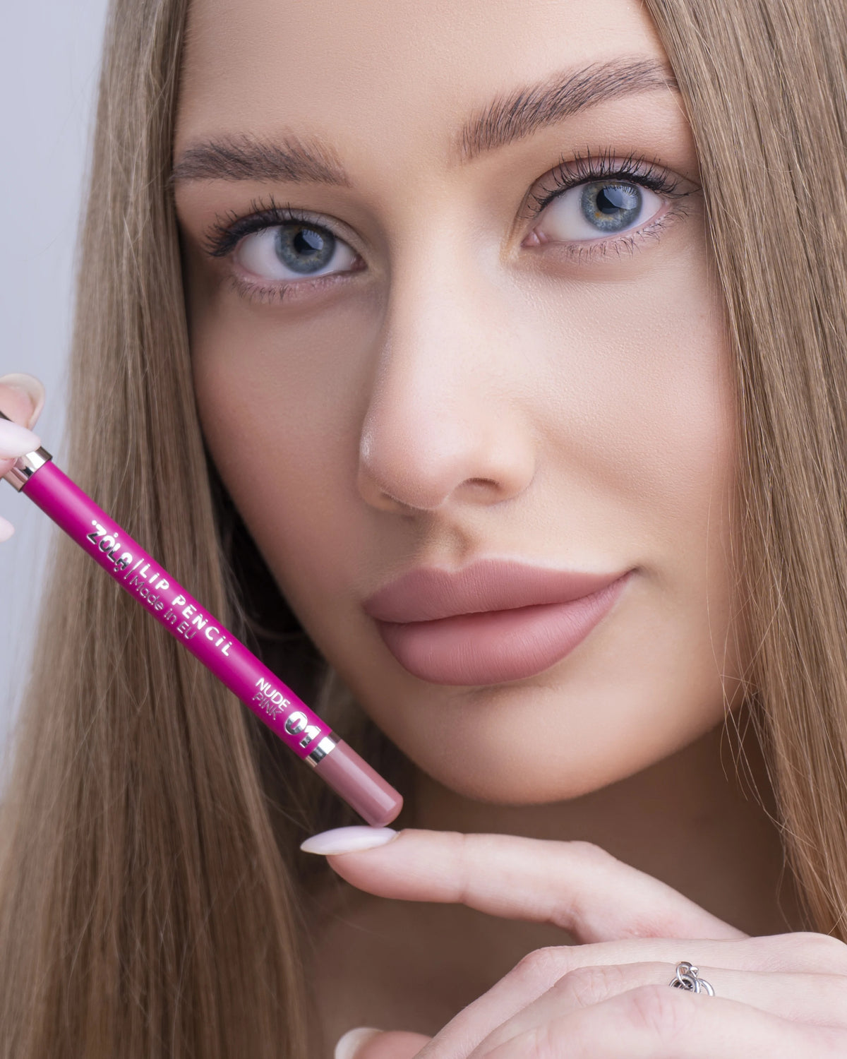 ZOLA Lip Pencil 01 Nude Pink - All Pro Beauty