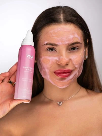 ZOLA SKIN Foam cleansing cream Pinky Bubbles Cream - All Pro Beauty