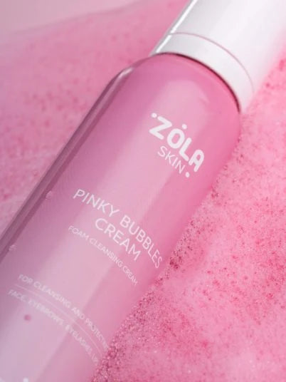 ZOLA SKIN Foam cleansing cream Pinky Bubbles Cream - All Pro Beauty