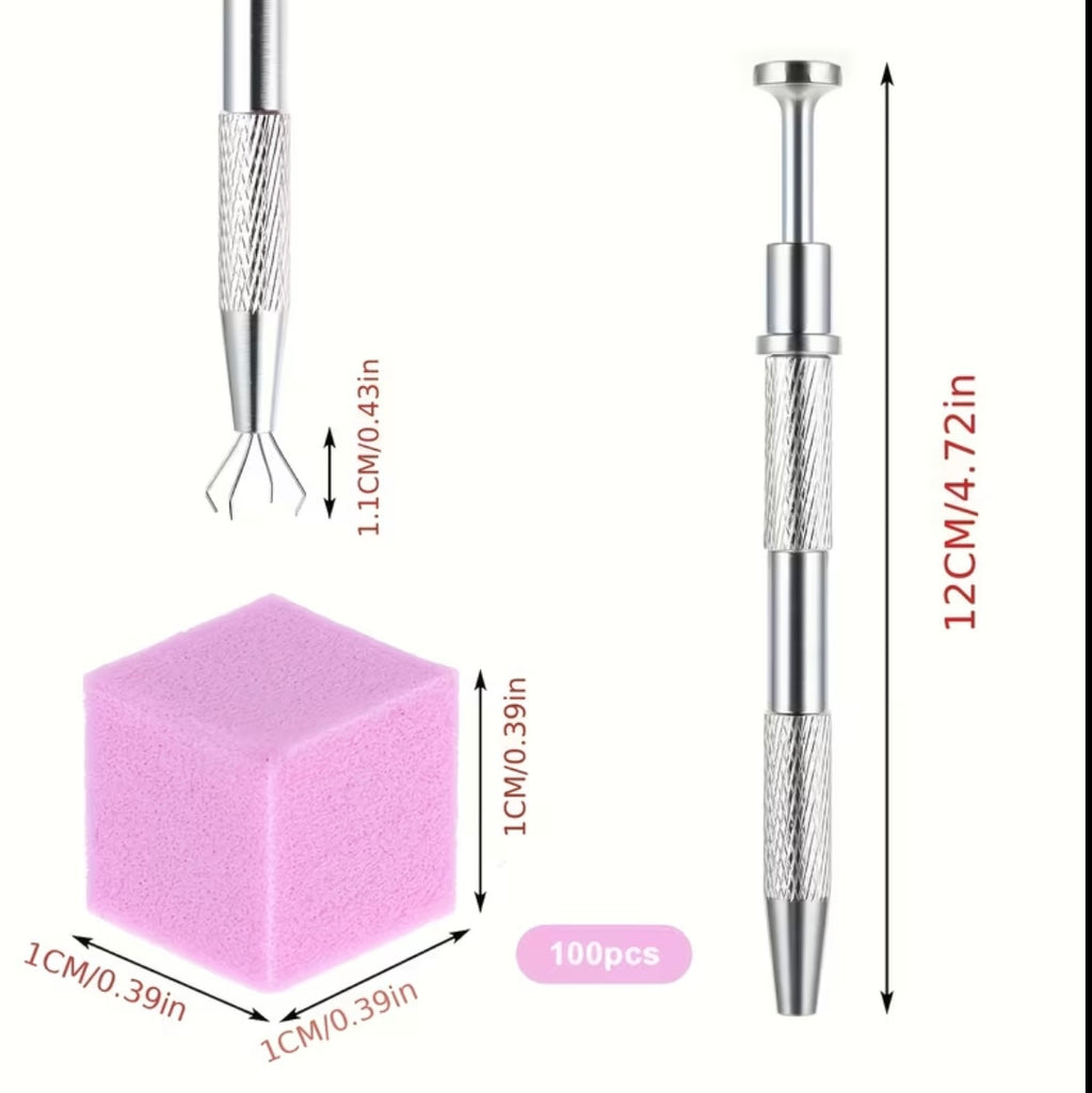 100 nail Sponge Kits - All Pro Beauty