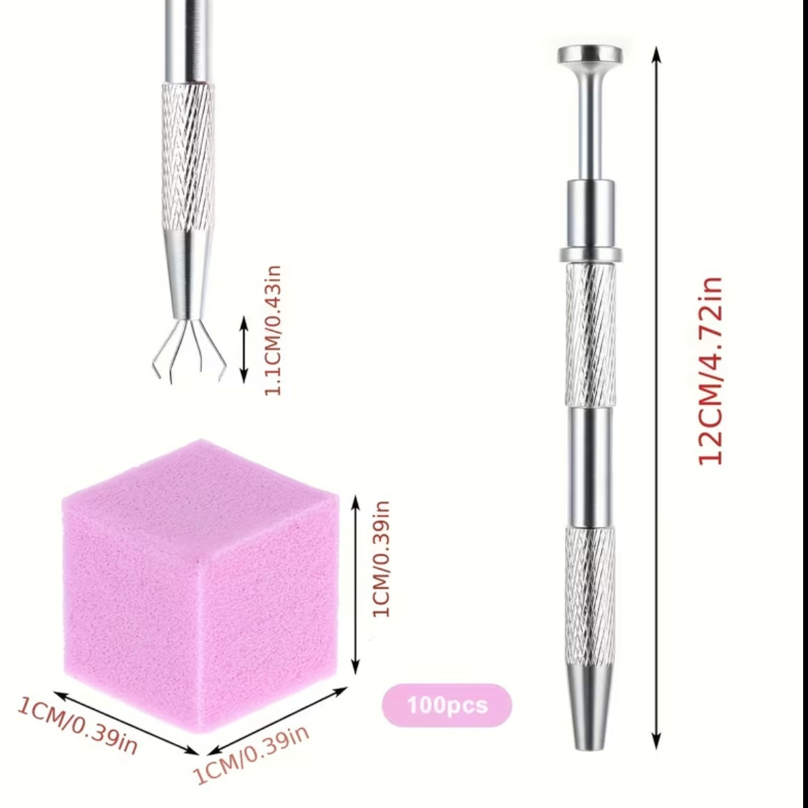 100 nail Sponge Kits - All Pro Beauty