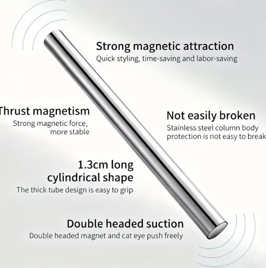 Double-Headed Cylindrical Super Strong Cat's Eye Magnetic Stick