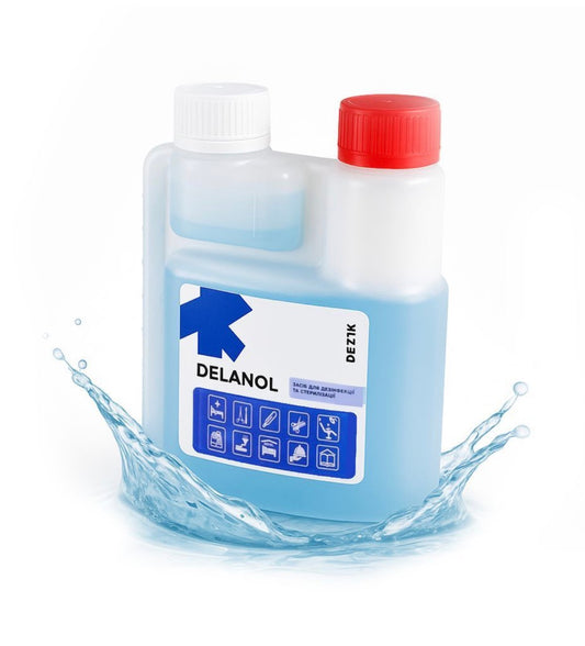 Dezik Delanol - Disinfectant and sterilizer for instruments, 250 ml