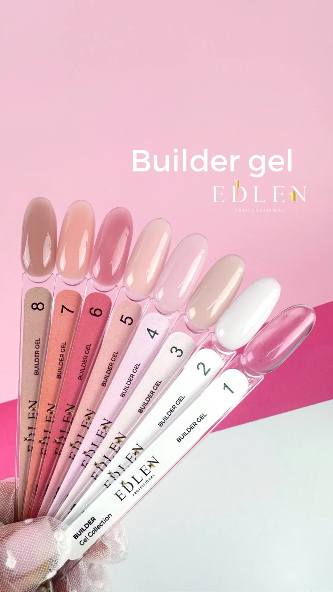 Builder gel Edlen №08 30ml - All Pro Beauty