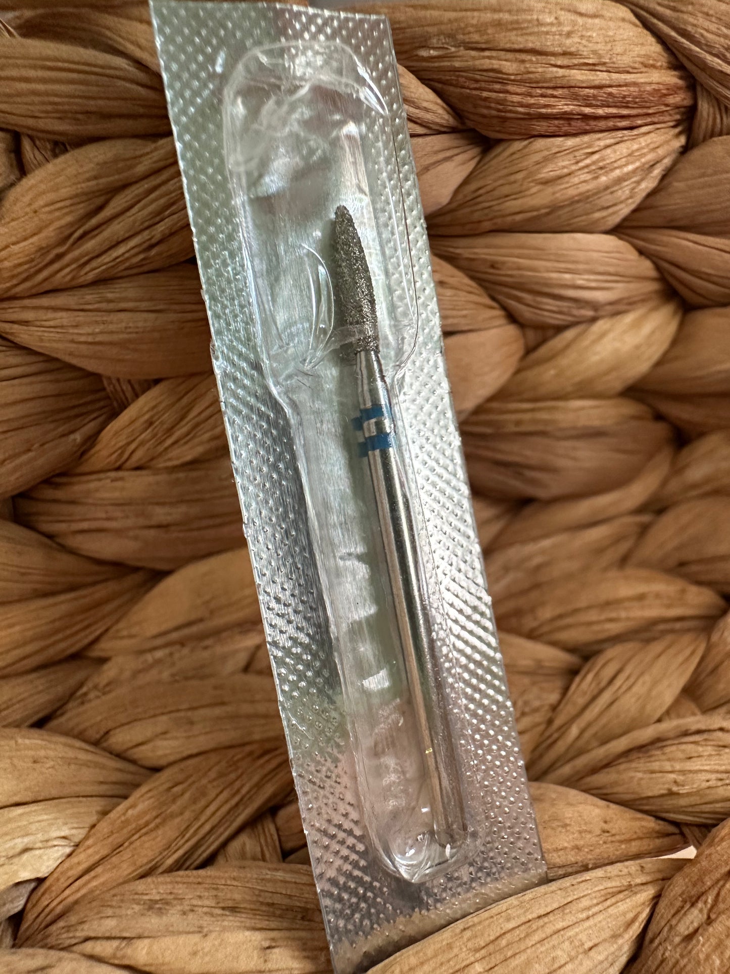 Premium diamond nail drill bit safety flame  0.23 Blue  Formula Pro