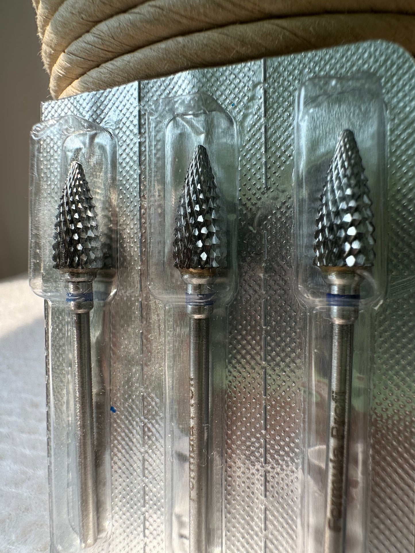Formula Profi sharp corn nail drill bit blue