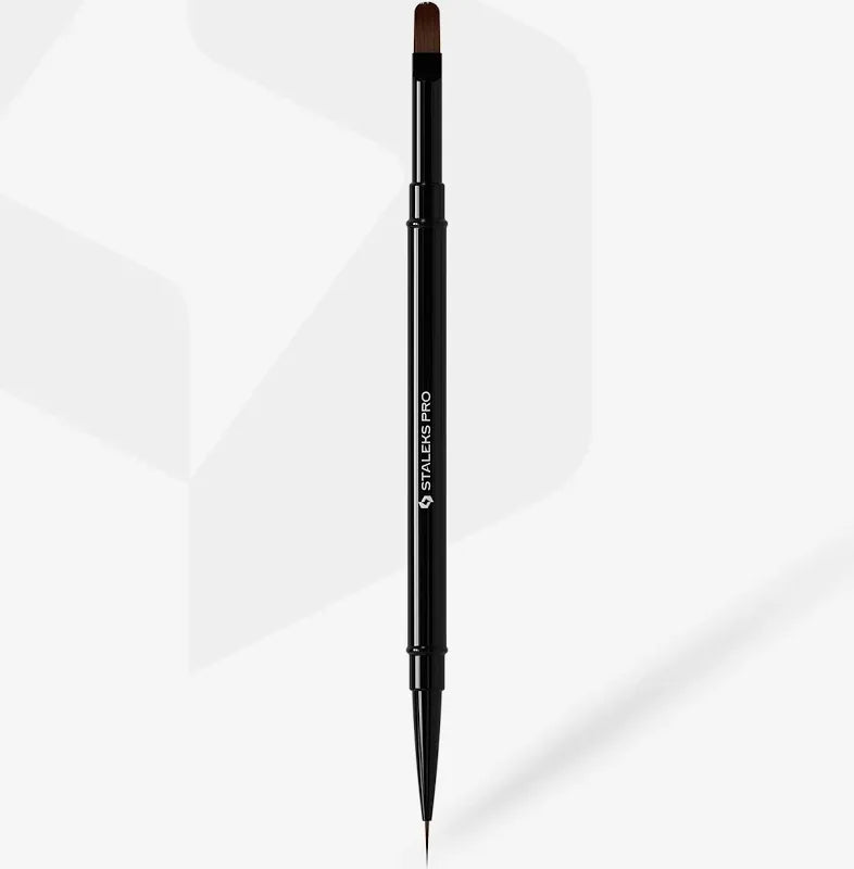 STALEKS Double-ended brush EXPERT liner 10mm/for gel 11mm
(NBE-03/06) - All Pro Beauty