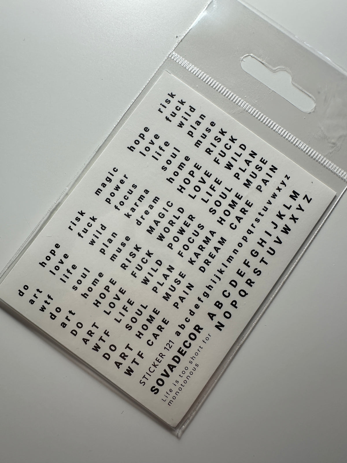 SOVADECOR Sticker 121 - All Pro Beauty