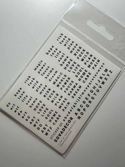 SOVADECOR Sticker 121