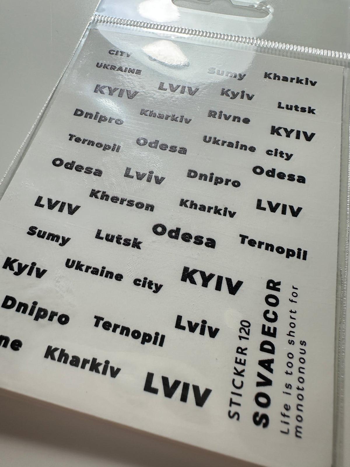 SOVADECOR Sticker 120 - All Pro Beauty