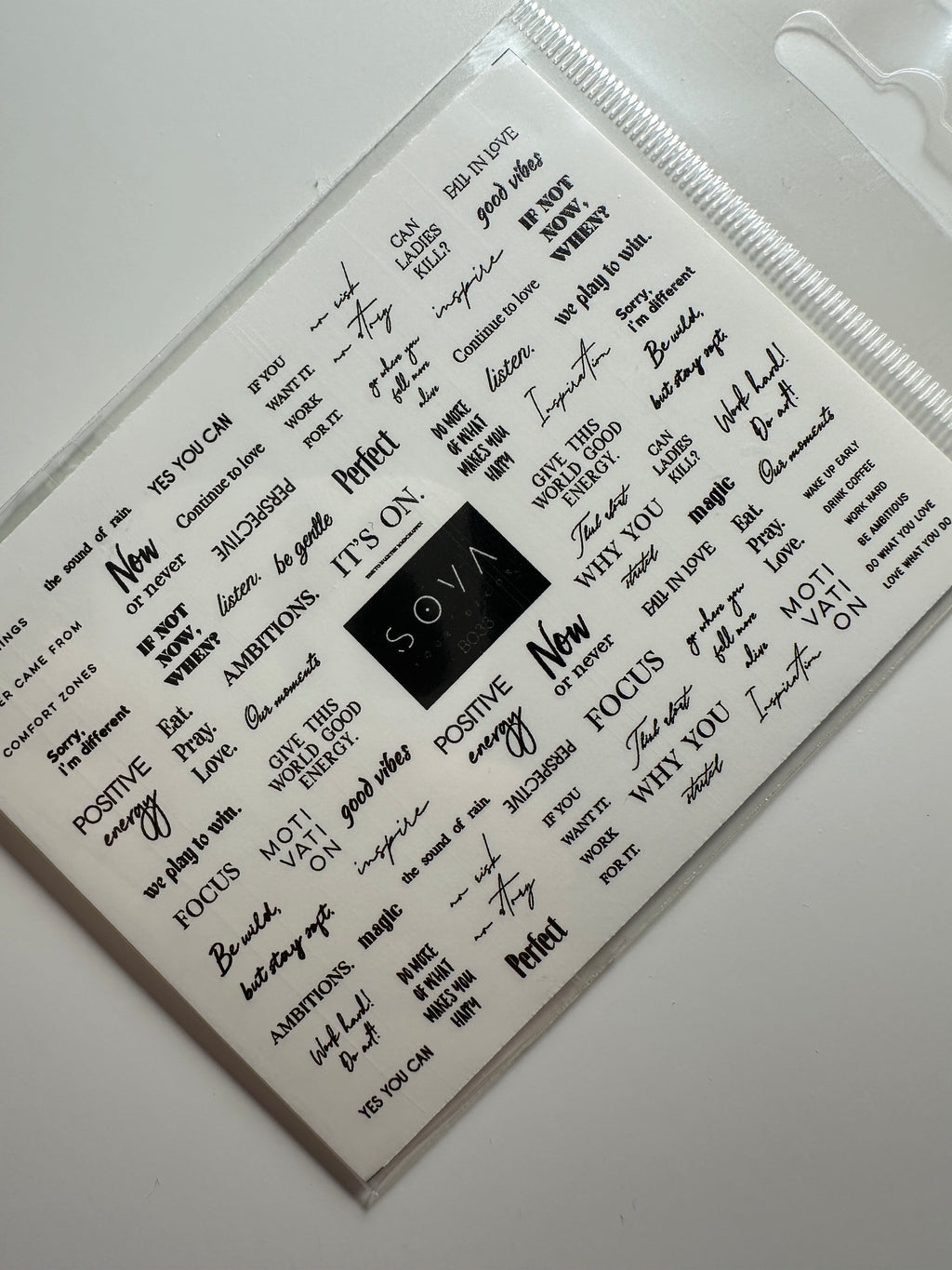 SOVADECOR Sticker B033 - All Pro Beauty